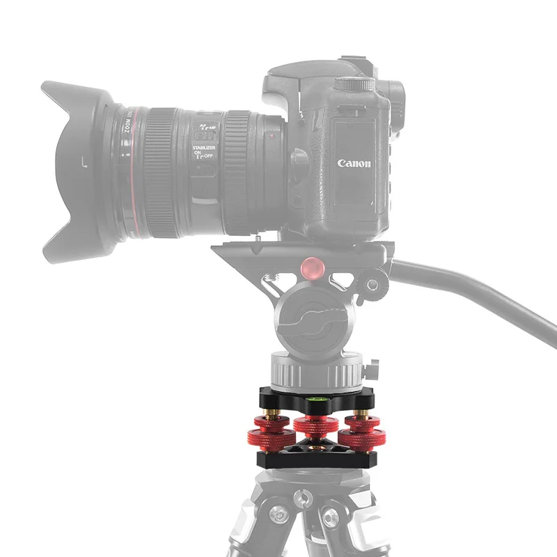 Tripod Head Speedy Leveling Base Horizontal Adjustment Base FOR Canon Nikon DSLR Camera Tripod and Monopod