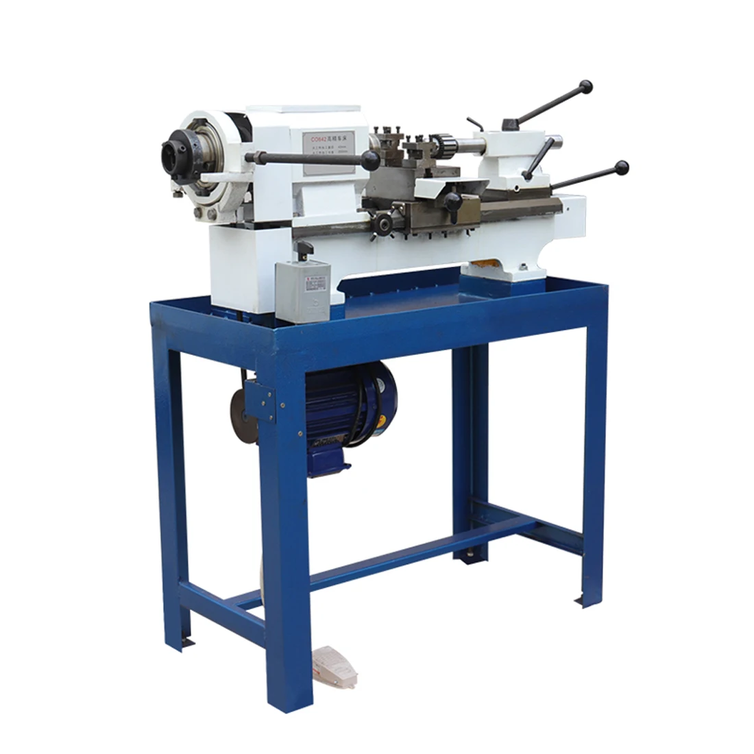 

0.75/1.1KW precision trolley instrument lathe industry-grade desktop lathe chamfering and punching integrated machine tool