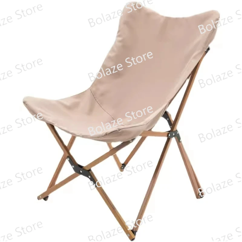 Portable folding picnic aluminum camping butterfly chair fishing lazy chair