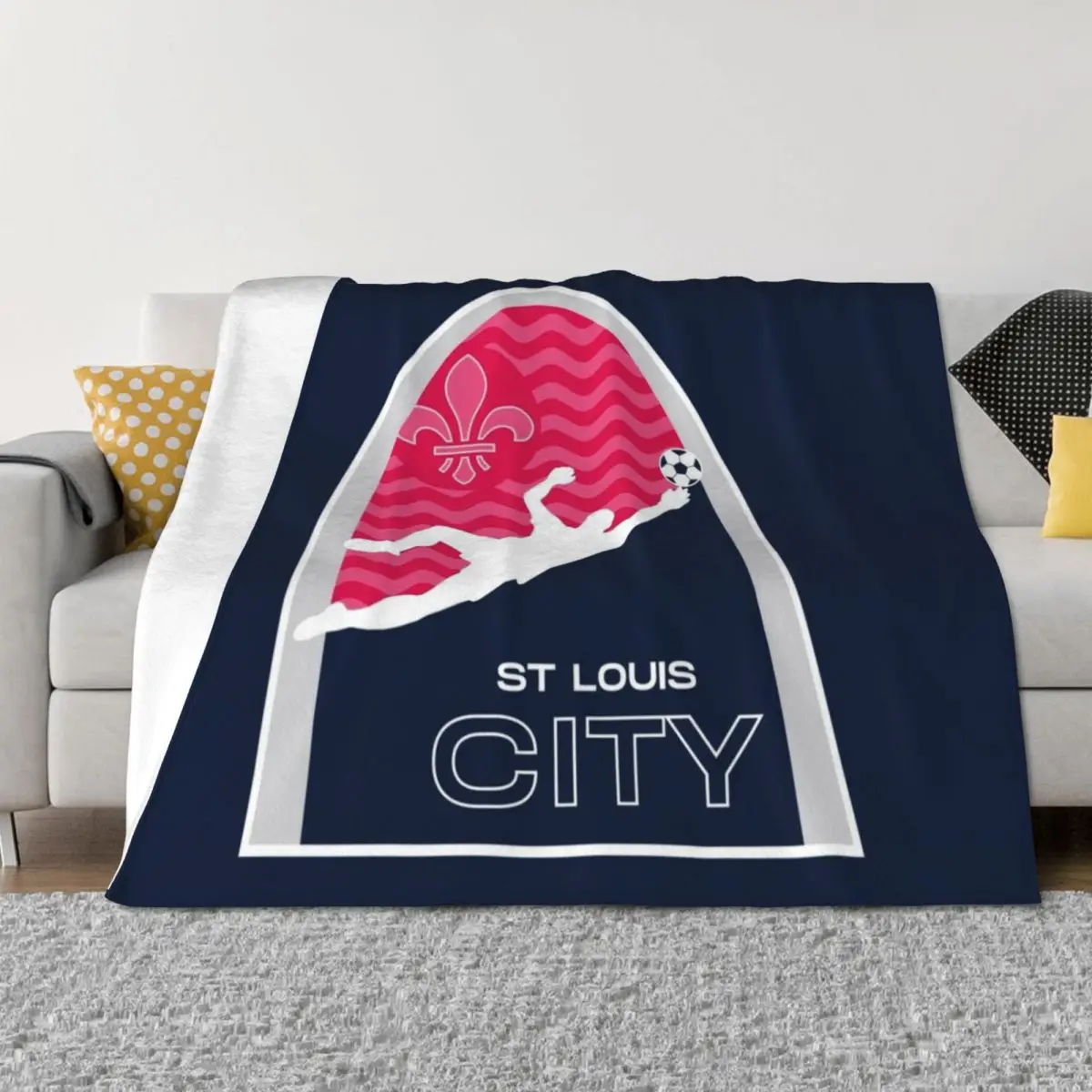 

STL Soccer Dive Throw Blanket Sofa Throw Blankets For Sofas Bed Fashionable Blankets