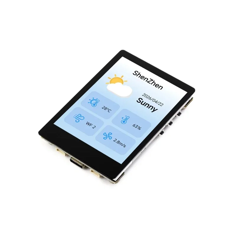 ESP32-2.8inch IPS Capacitive Display Integrates SPI Interface Display, 240 × 320 Resolution, Multiple Periphe