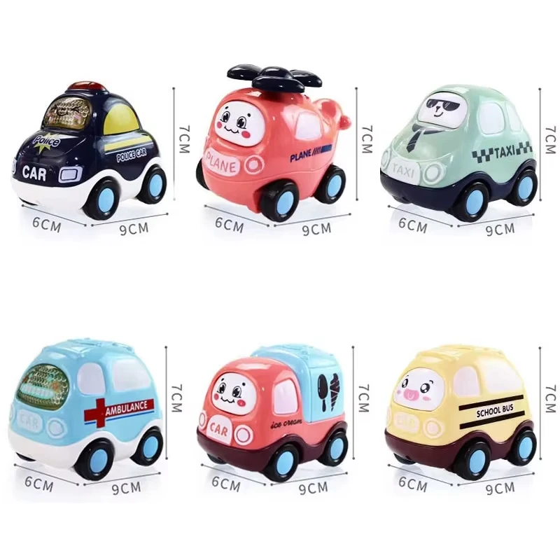 Veículos de brinquedo de inércia para crianças, mini carro de corrida, brinquedo educacional, motor de incêndio, ambulância, modelos de carros, meninos, meninas, presentes de aniversário