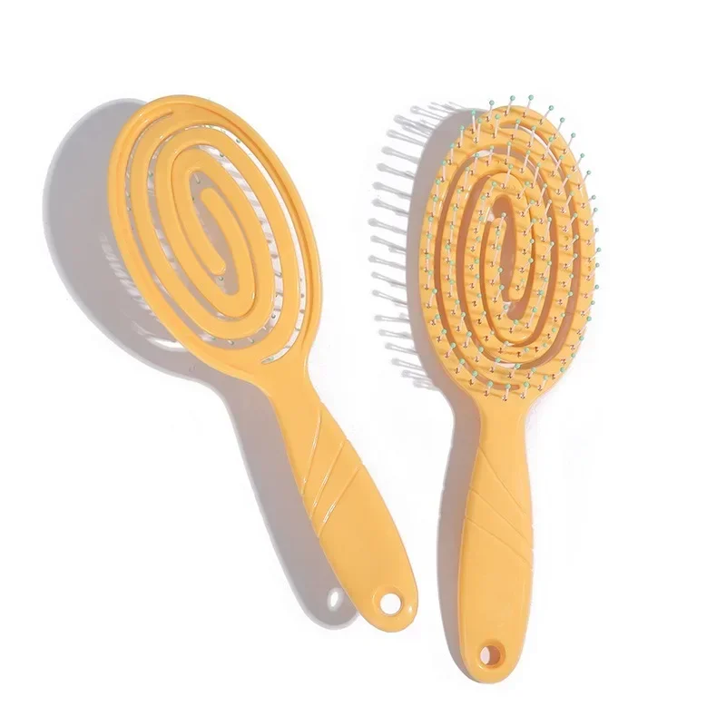 Relaxing Elastic Massage Comb Portable Hair Brush Massage Brush  Brushes Head Combs Scalp Massage Brush Wet And Wavy Bundl