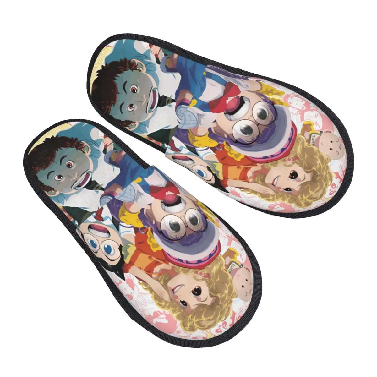 Custom Dr S-Slump Arale Norimaki Memory Foam Slippers Women Cozy Warm Manga House Slippers