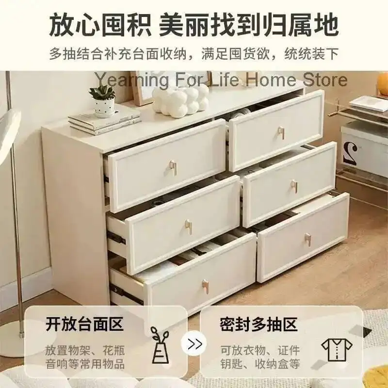 

Shelves Vintage with Sideboard Buffet 9 Wooden Drawers Storage Cabinet Hallway Living Room Armario Portatil Dobravel Furniture