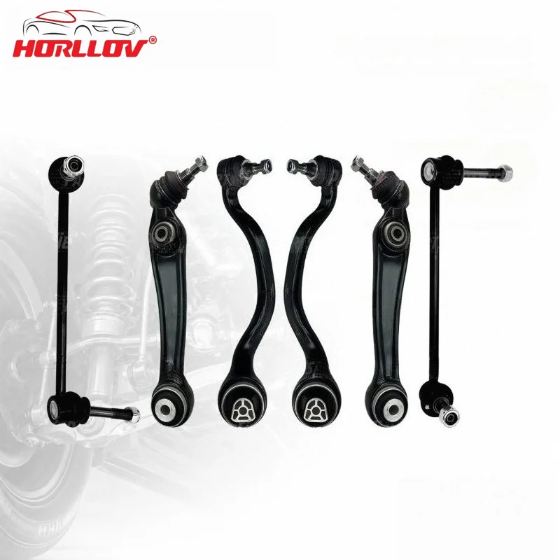 6PCS Front Lower Control Arm Kit for BMW X6 F16 F86 E71 X5 F15 E 70 2015-2019 Sway Bar Link 31126851692 31126864821 31356859651