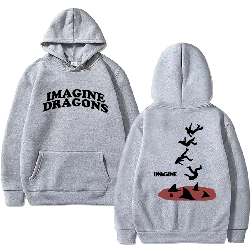 2025 Rock band Imagine Dragons Popular Hoodies Men women vintage hip hop streetwear Sweatshirt Unisex Fleece harajuku pullovers