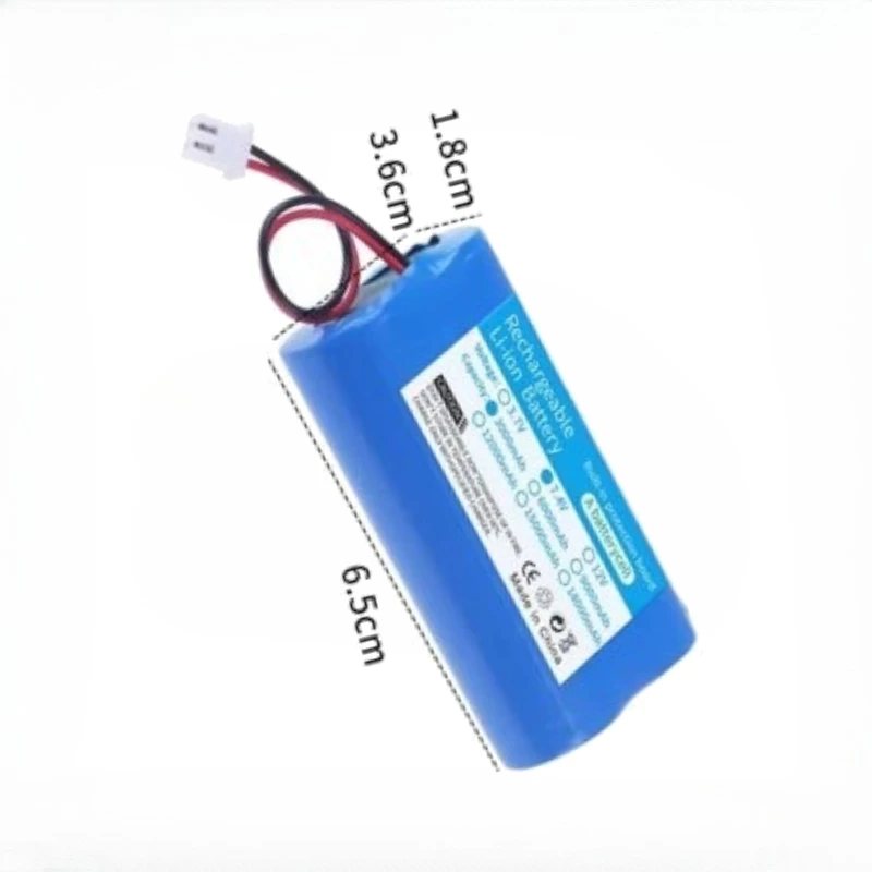 جديد جودة عالية 1 قطعة 7.4 فولت 3000 مللي أمبير 18650 ليثيوم أيون بطارية قابلة للشحن حزمة 18650-2S بطارية ليثيوم لأجزاء مكبر الصوت المكبر