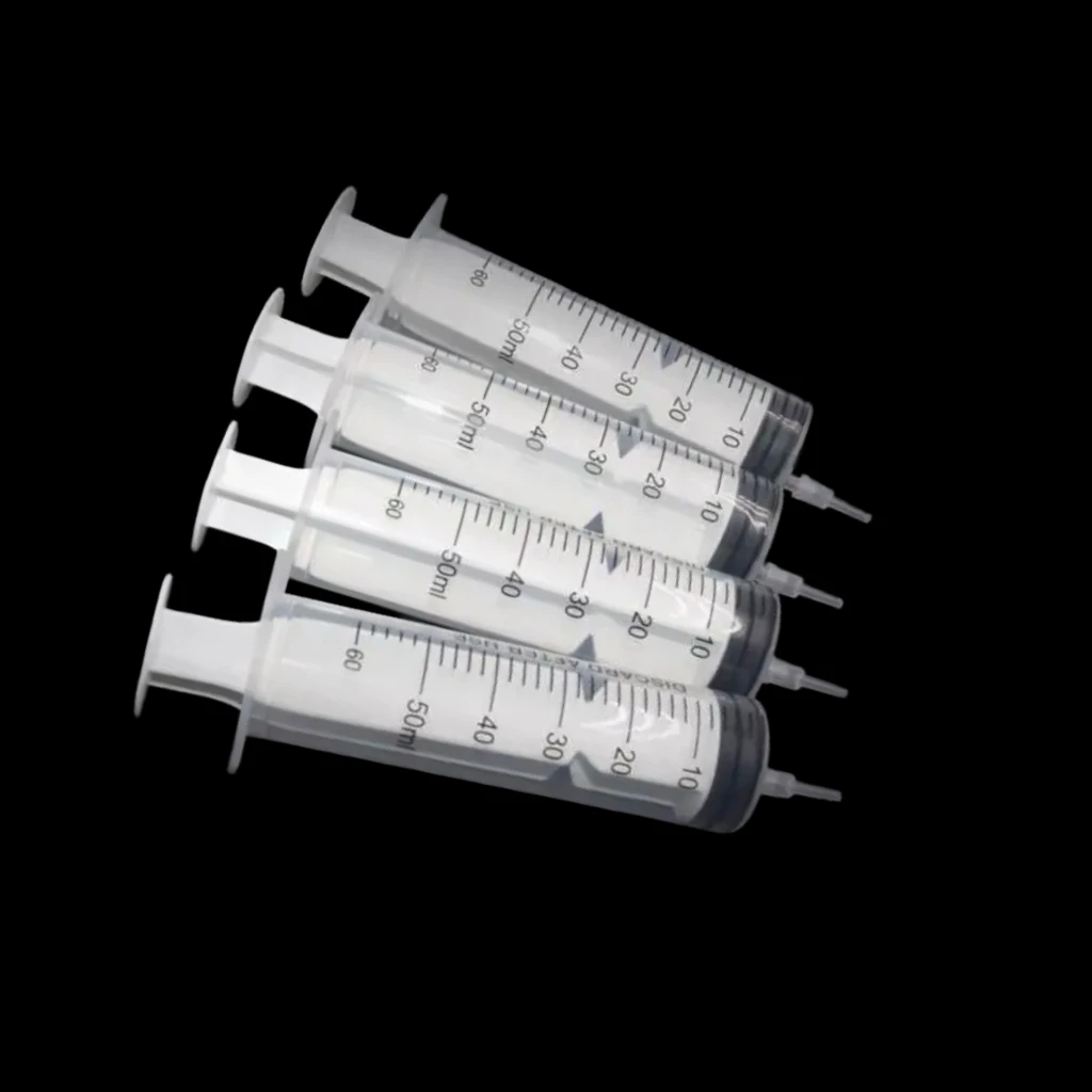 60ML Syringes with Plastic Needles For Inkjet Printer Ciss Cartridge Ink Refill Tools