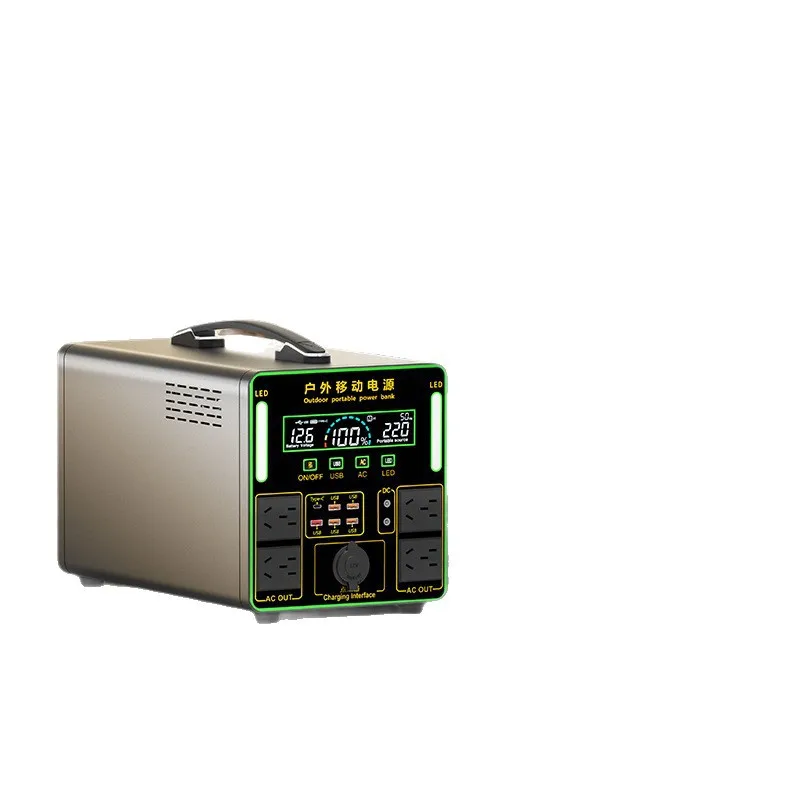 220V Outdoor Mobile Power Bank, Large Capacity, Self-driving, Travel, Street Stall, Camping Car, Live Streaming, Refrigerator