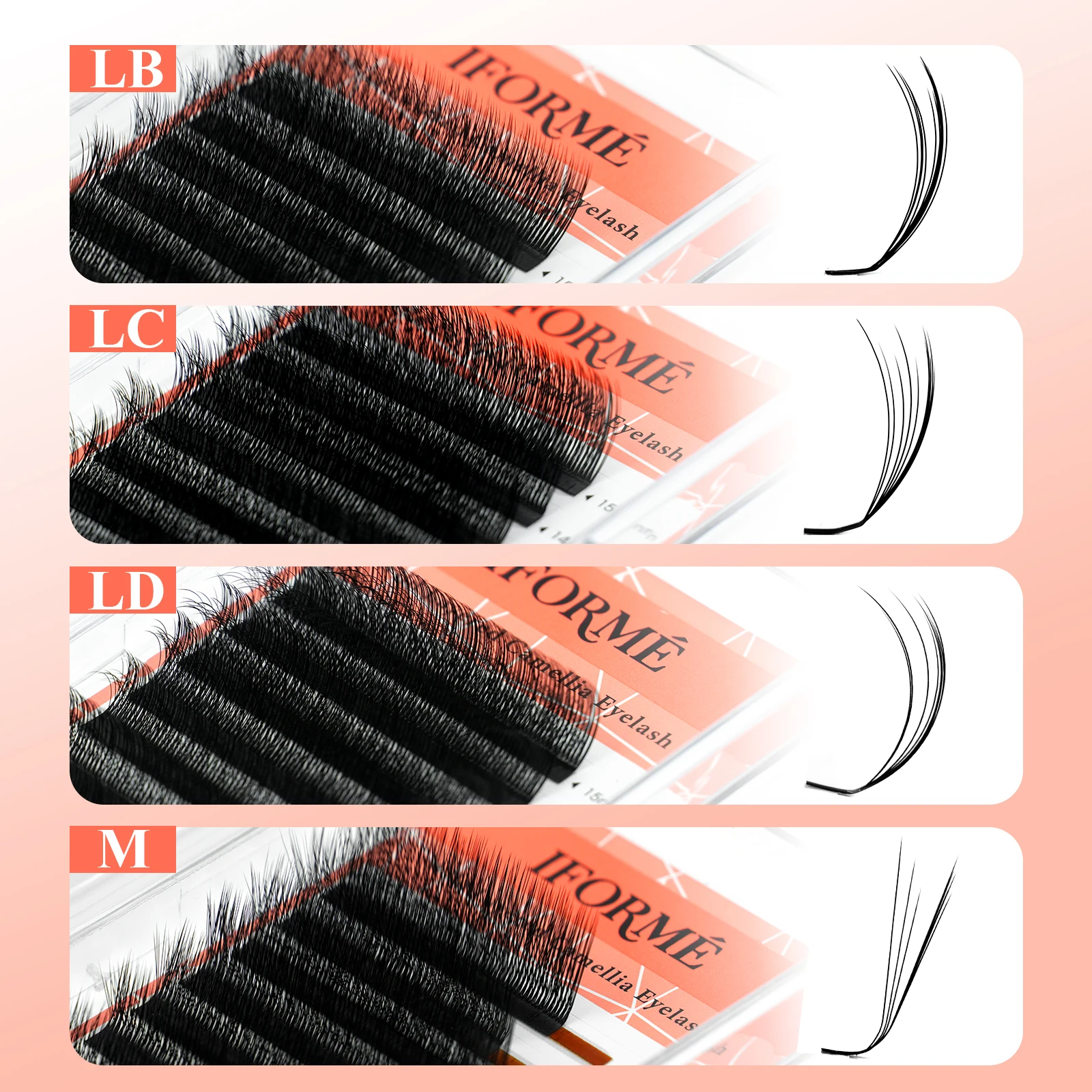IFORME 와일드 멀티 레이어드 카멜리아 속눈썹 프리 - Eyelash Extension Yy 리뷰 및 가격