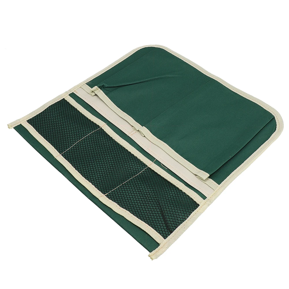 Garden Foldable Kneeler Stool Tool Bag Bearing Pad Stool Seat Multi Pockets Portable Outdoor Work Portable Storage Pouch