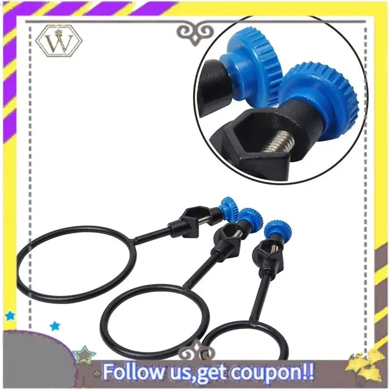 New Lab Stand Support Retort Ring Set And Lab Clamp Stand Holder(Set Of 4Pcs)