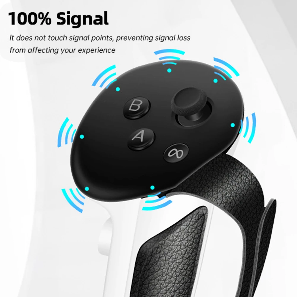 Juste de protection de poignée pour Meta Quest 3, housse de poignées de contrôleur en cuir PU, housse de poignée coordonnante, accessoires VR