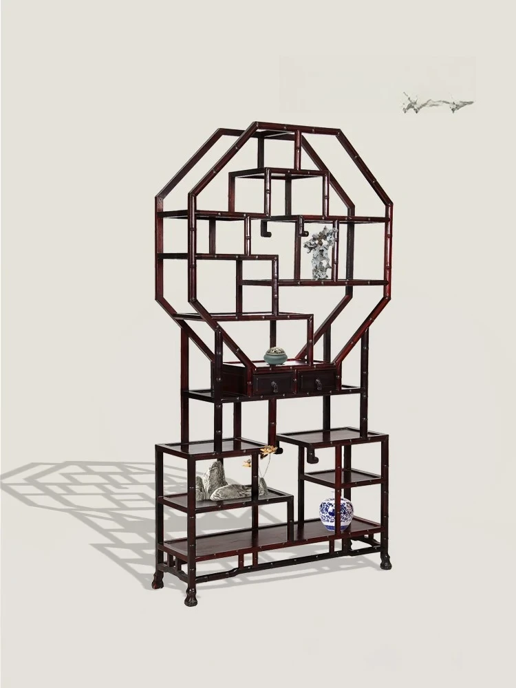 

Chinese Simple Retro Ornaments Teapot Stand Chinese Design Storage Rack