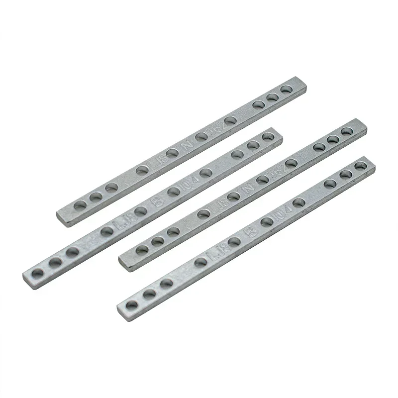 20Pcs Electric Guitar 8 String Humbucker Pickup Metal Spacer Bars Pole Spacing Neck Bridge Guitar Parts