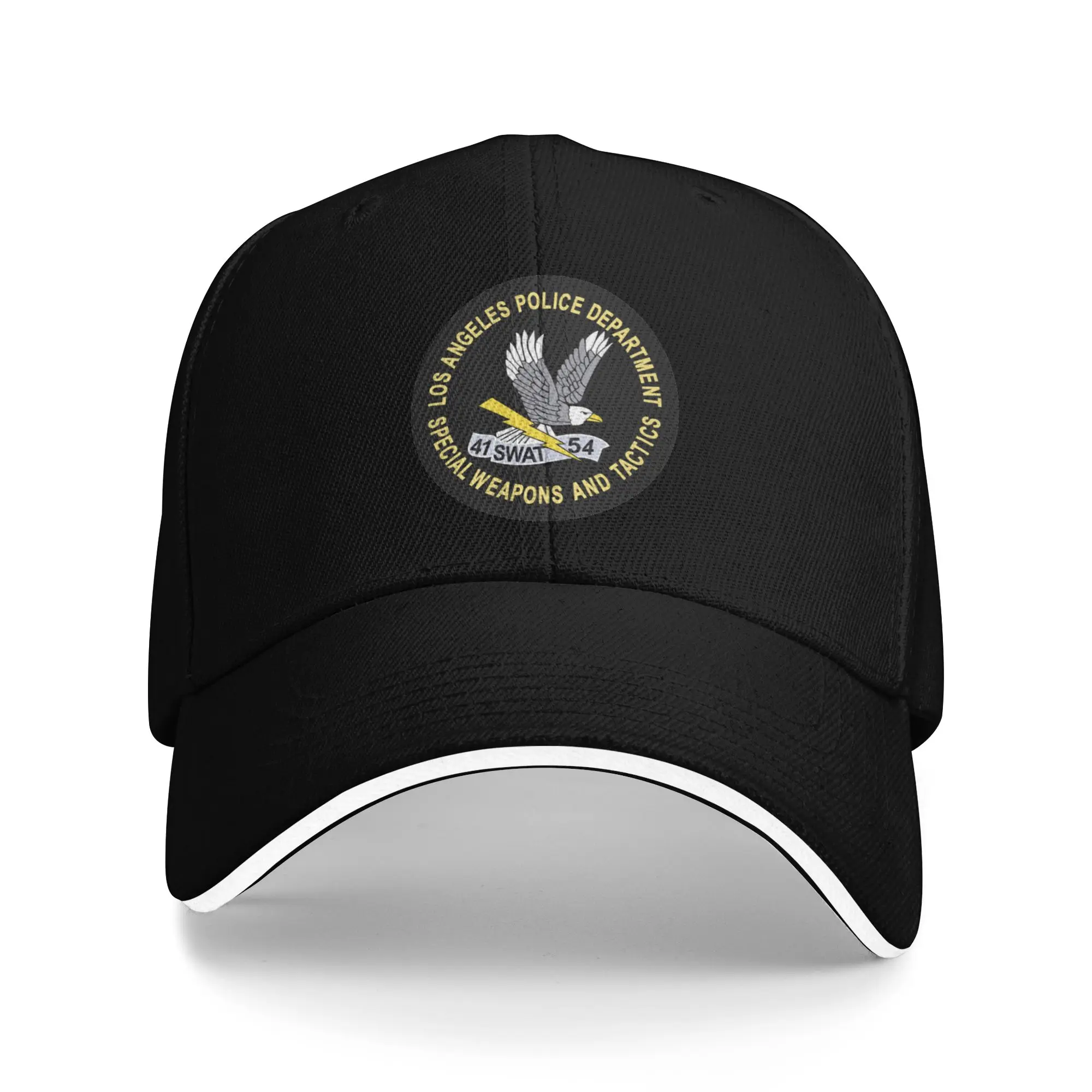 LAPD SWAT Eagle 41 54 Running Baseball Caps  Mens Police Printing Trucker Cap Girl Pool Party Dad Hat