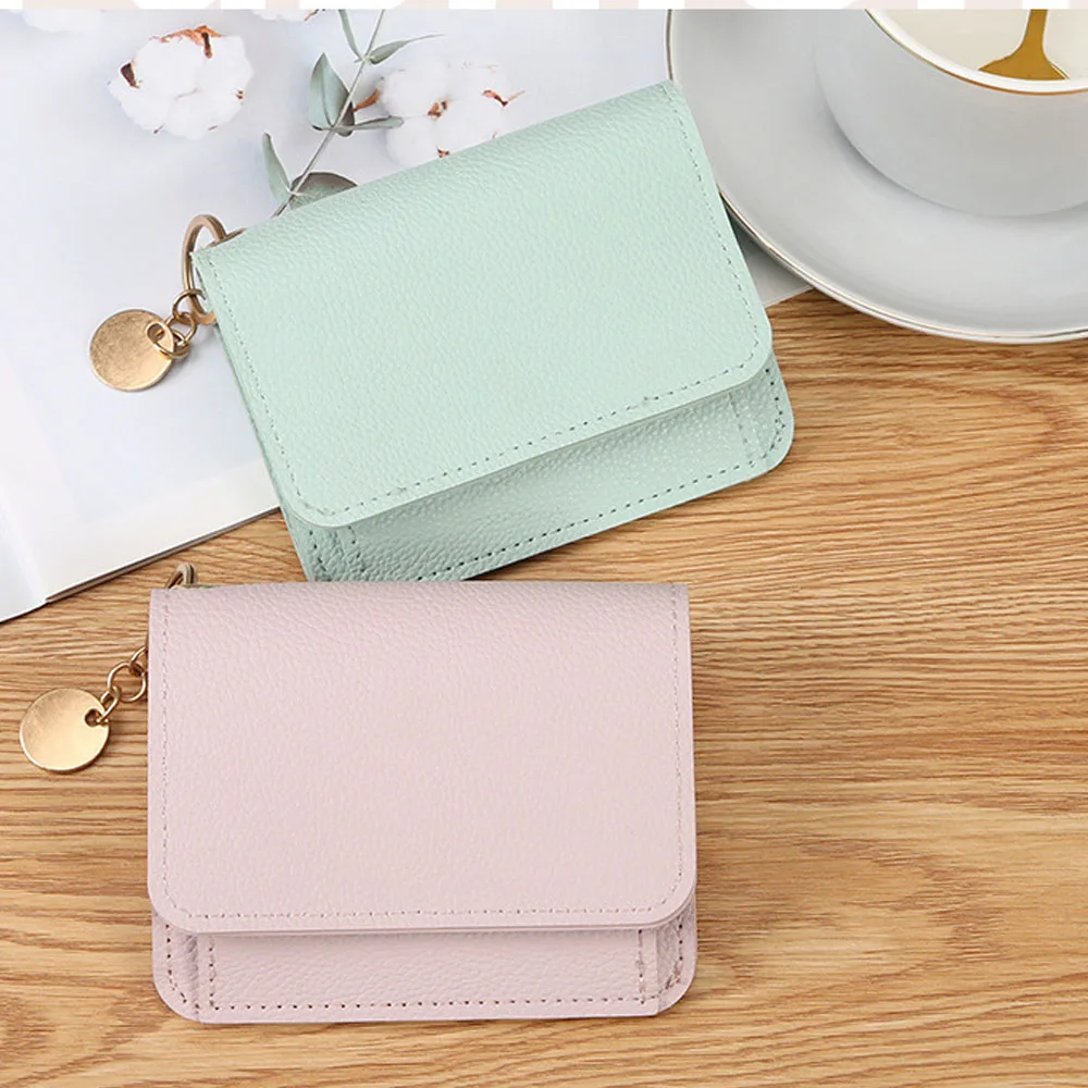 Dompet Koin Lembut Tempat Kartu Dompet Fashion Dompet Pendek Sederhana Untuk Kantong Belanja Kantor