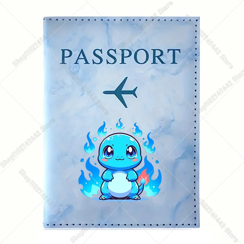 Anime-Figur Reisepasshülle für Damen und Herren Schützende Kartenhalterung Zertifikat-Organizer Cartoon Reisepass-Etui Geschenk – Detail 10