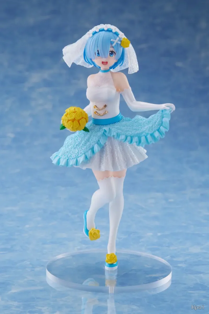 TAITO Coreful Original:Re:Zero REM Wedding dress VER.18cm PVC Action Figure Anime Figure Model Toys Figure Collection Doll Gift