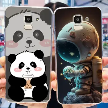 Krásný potiskem potisknutý kryt pro Samsung Galaxy J6 J6+ J600G J610G Měkký silikonový TPU zadní kryt pro Samsung J6 J 6 Plus 2018 4 nejlepší prodej Displej Samsung J600G - №2