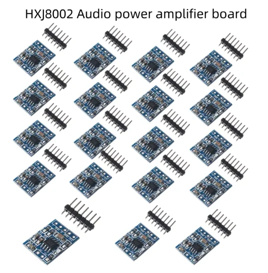 5/3/1 Pcs HXJ8002 Audio Power Amplifier Board Module BTL Amplifier Module 3W Mono Channel Voice Low Noise 2.0-5.5V For Speaker