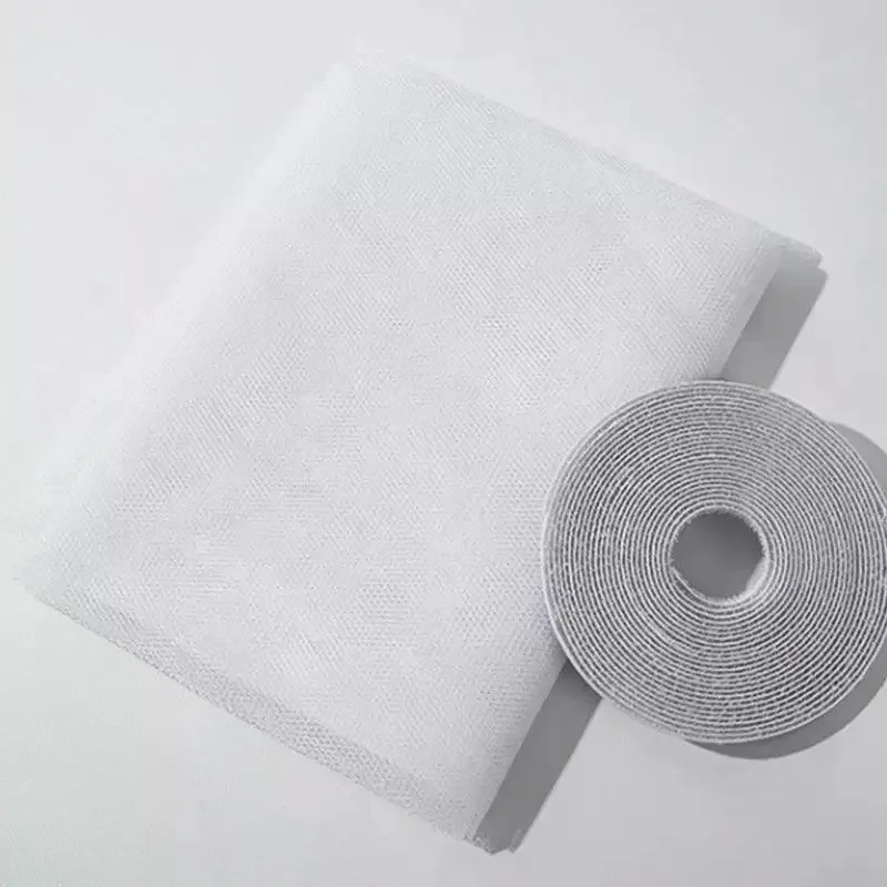 Anti Fly Mosquito Net DIY Self-Adhesive Fly Mosquito Window Net Mesh Mosquito  Bug Net Curtains For Windows