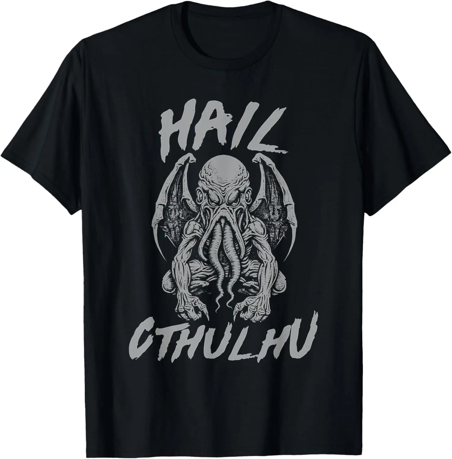 

Hail Cthulhu Horror Legend Monster Retro Vintage T-Shirt