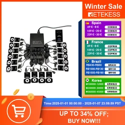 Sem fio Tour Guide System, receptores do transmissor para a tradução da igreja, treinamento de fábrica, ciclismo Tour, Retekess T130 hajj