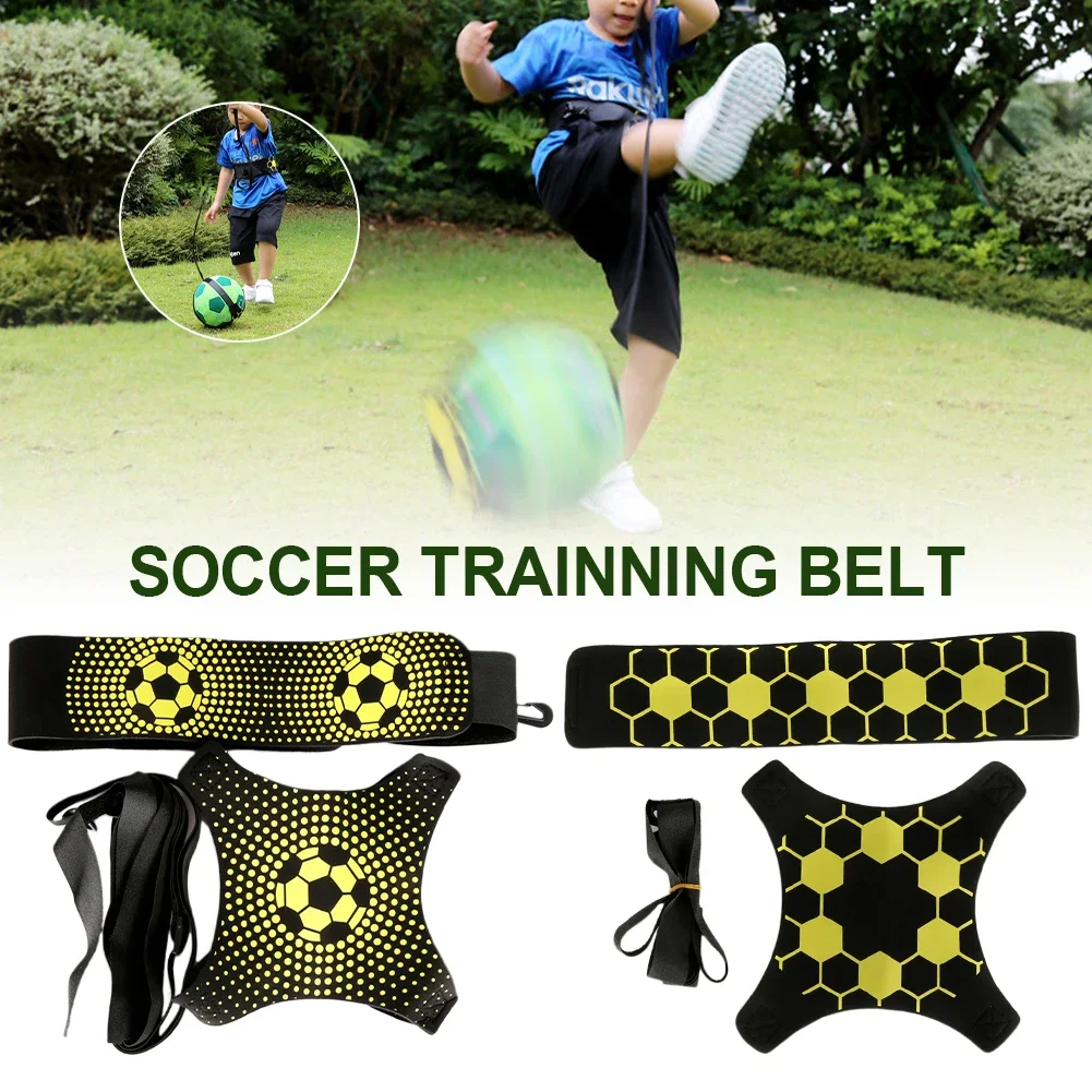 Football Kick Trainer Elastic Bungee Waistband - Skill Improvement Aid for Kids & Adults.