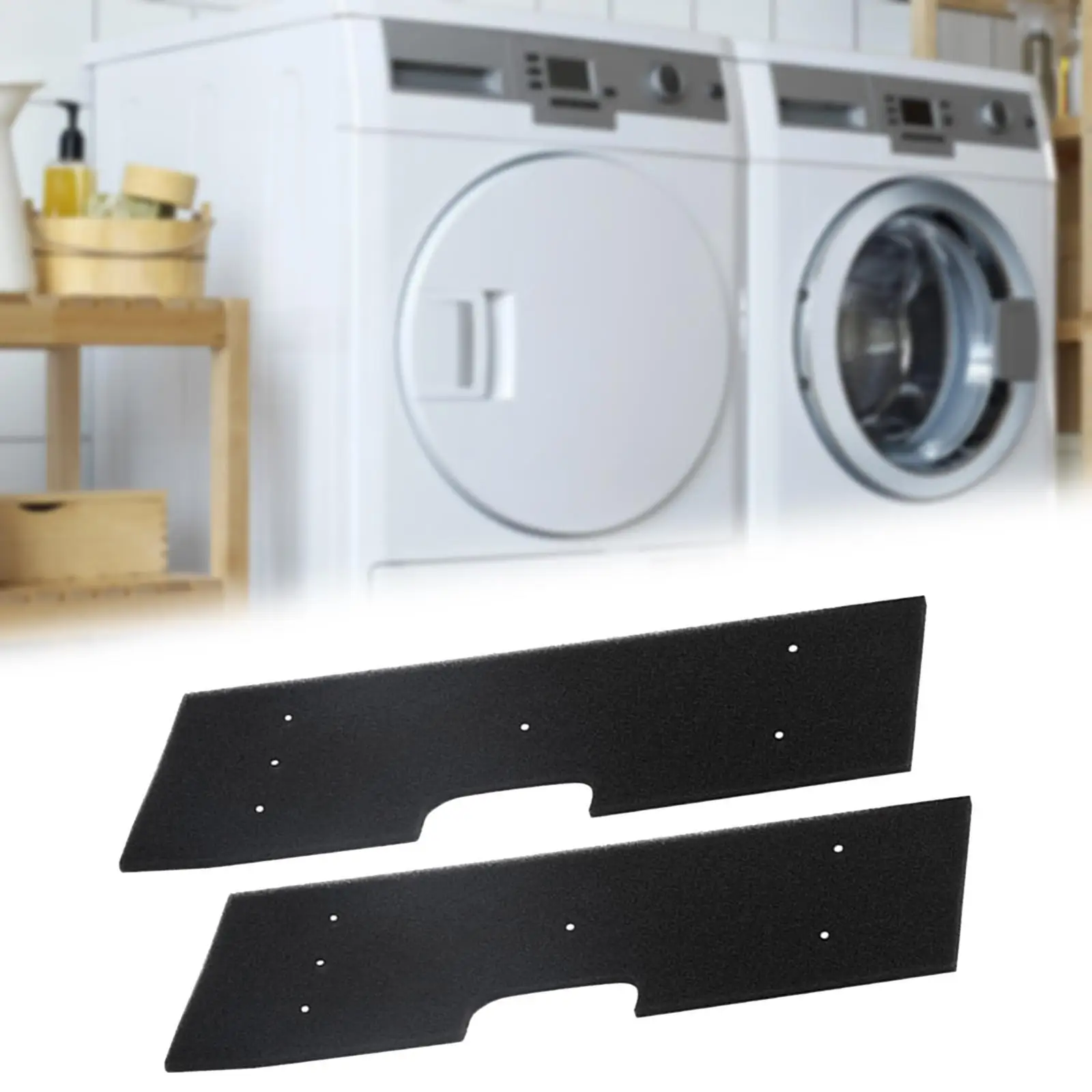 Lint Filter Replacement Hand Washable Foam Cotton Laundry Washer Dryer Lint Catcher Pad for GE Profile PFQ
