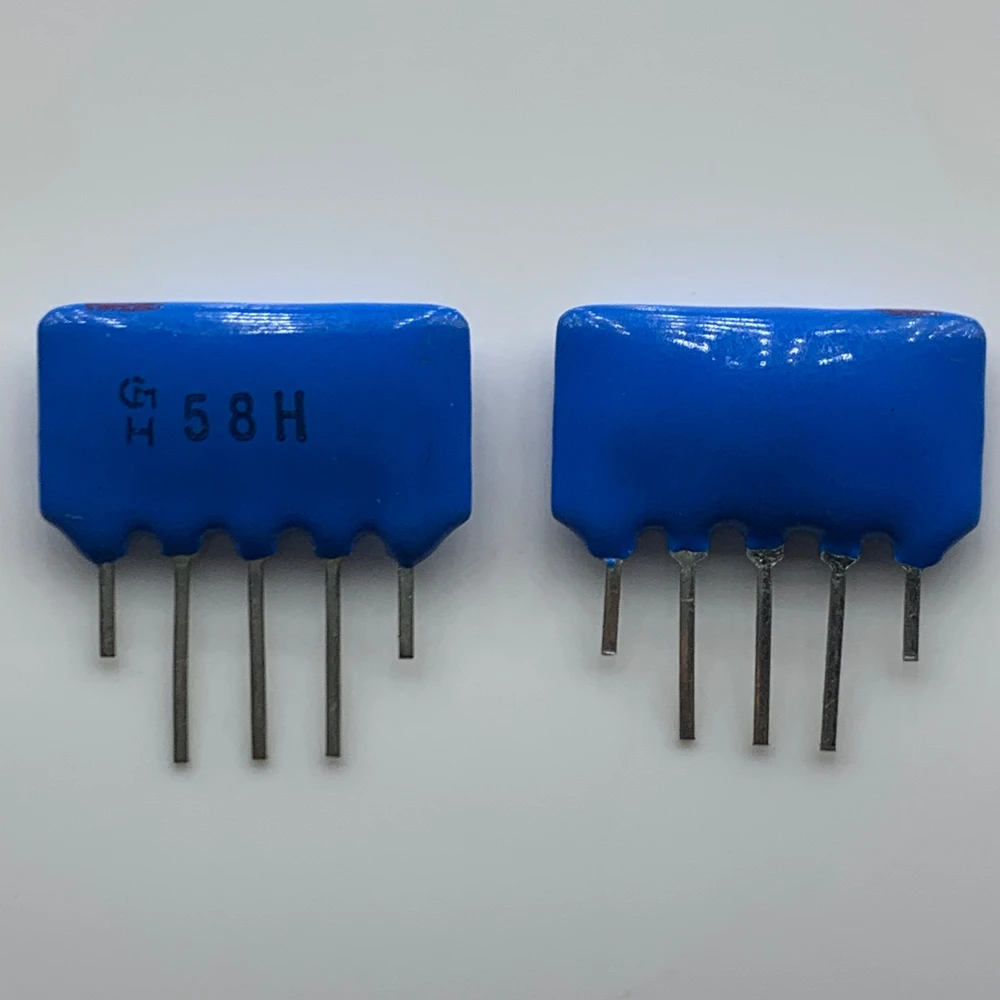 50pcs/imported ceramic filter SAF58MH81Z 58MHZ 58M 58H in-line 5-pin blue