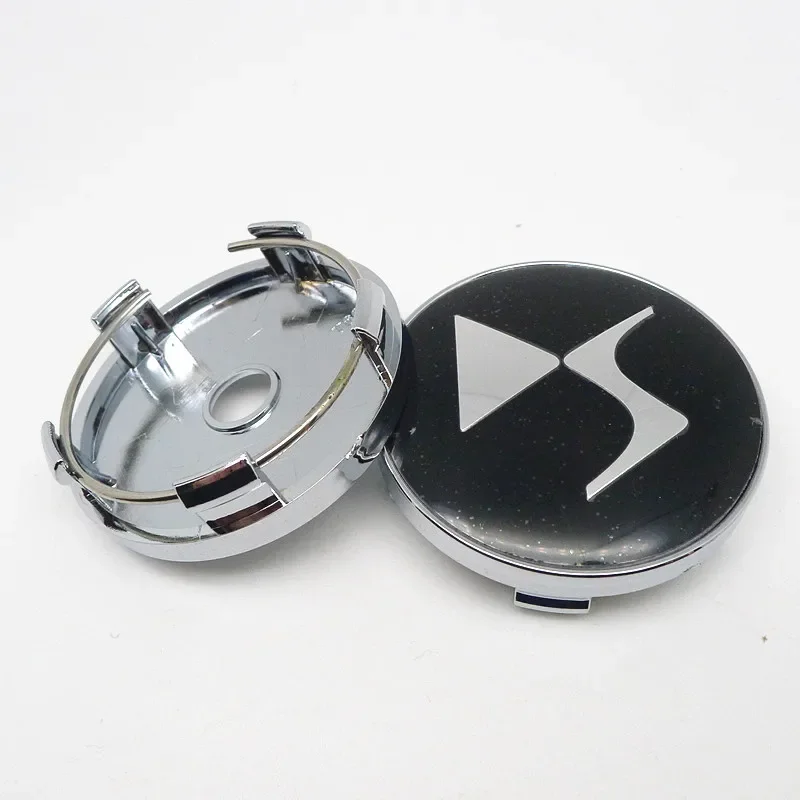 4pcs 60mm DS Wheel  Hub Center Cap Cover 56mm Emblem Badge For DS DS3 DS5 DS6 Deesse PSA Styling Accesorries