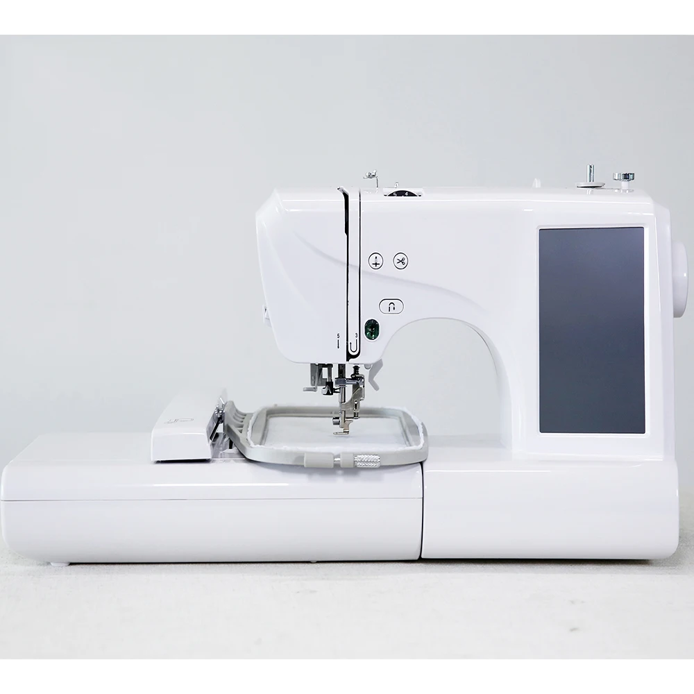 

ZC1-Portable Computerised Embroidery and Sewing Machine with Single Needle Flat-Bed Multiple Feed Mechanism Made of Plastic