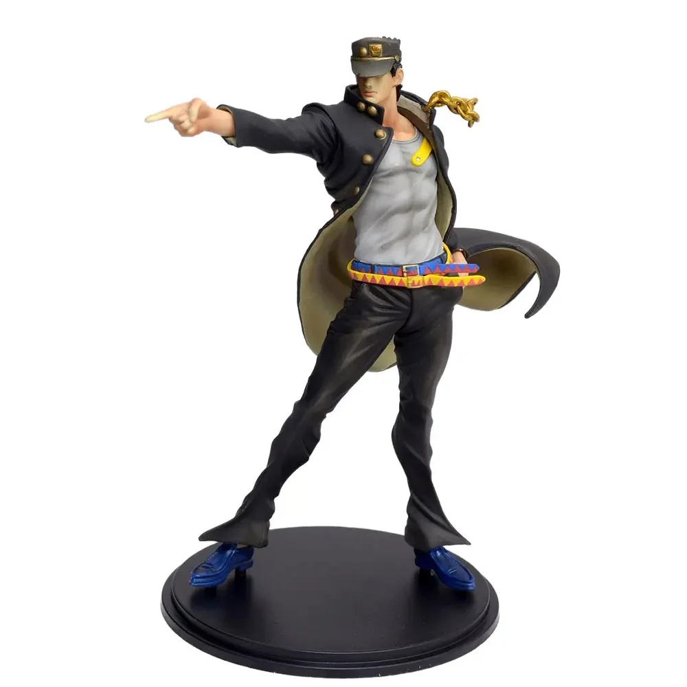 17CM Anime JoJo's Bizarre Adventure Figure Jotaro Kujo support modèle d'animation jouets cadeaux Collection décoration ornements PVC
