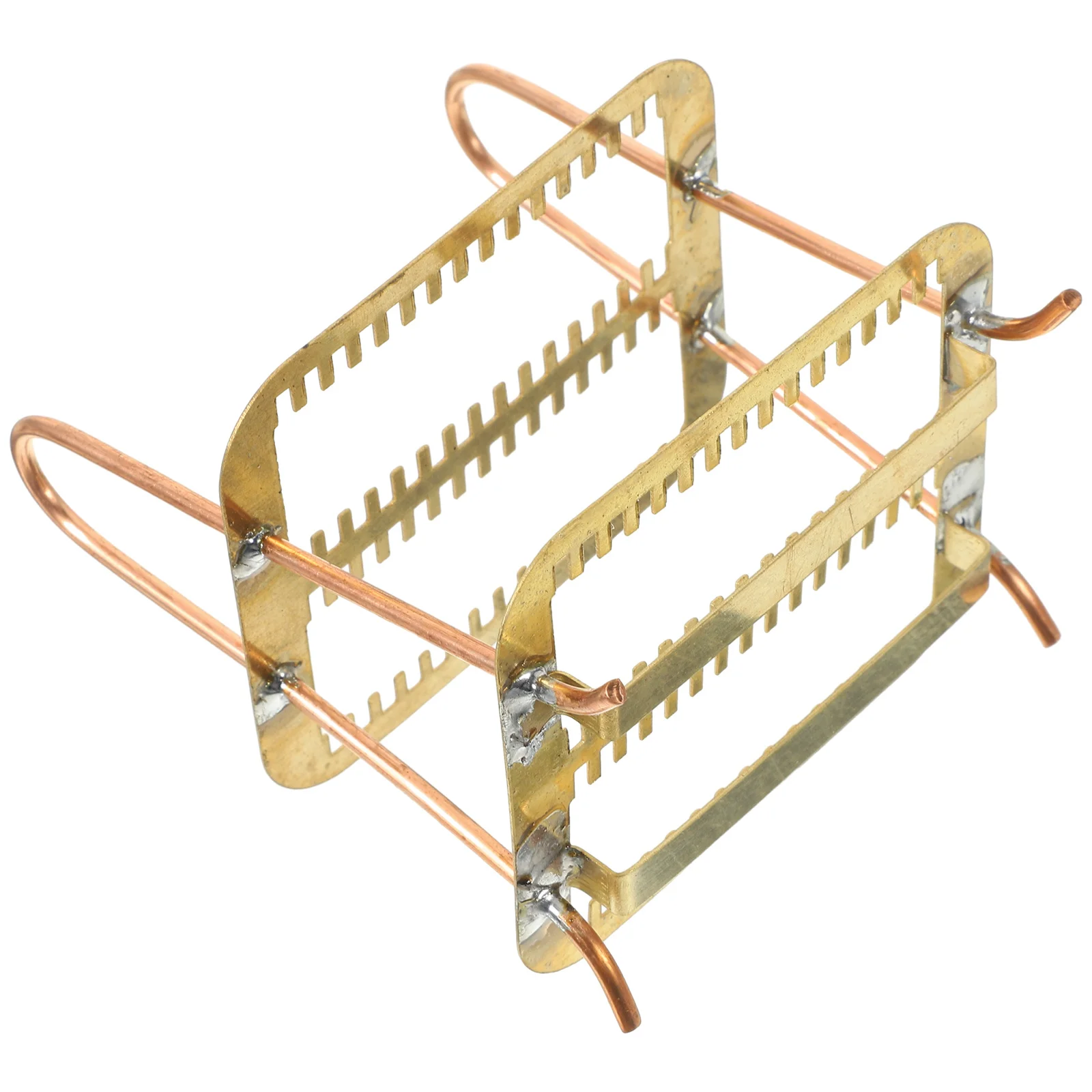 

Microscope Slides Storage Rack Metal Laboratory Use Durable Practical Microscope Slides Holder for Experiments