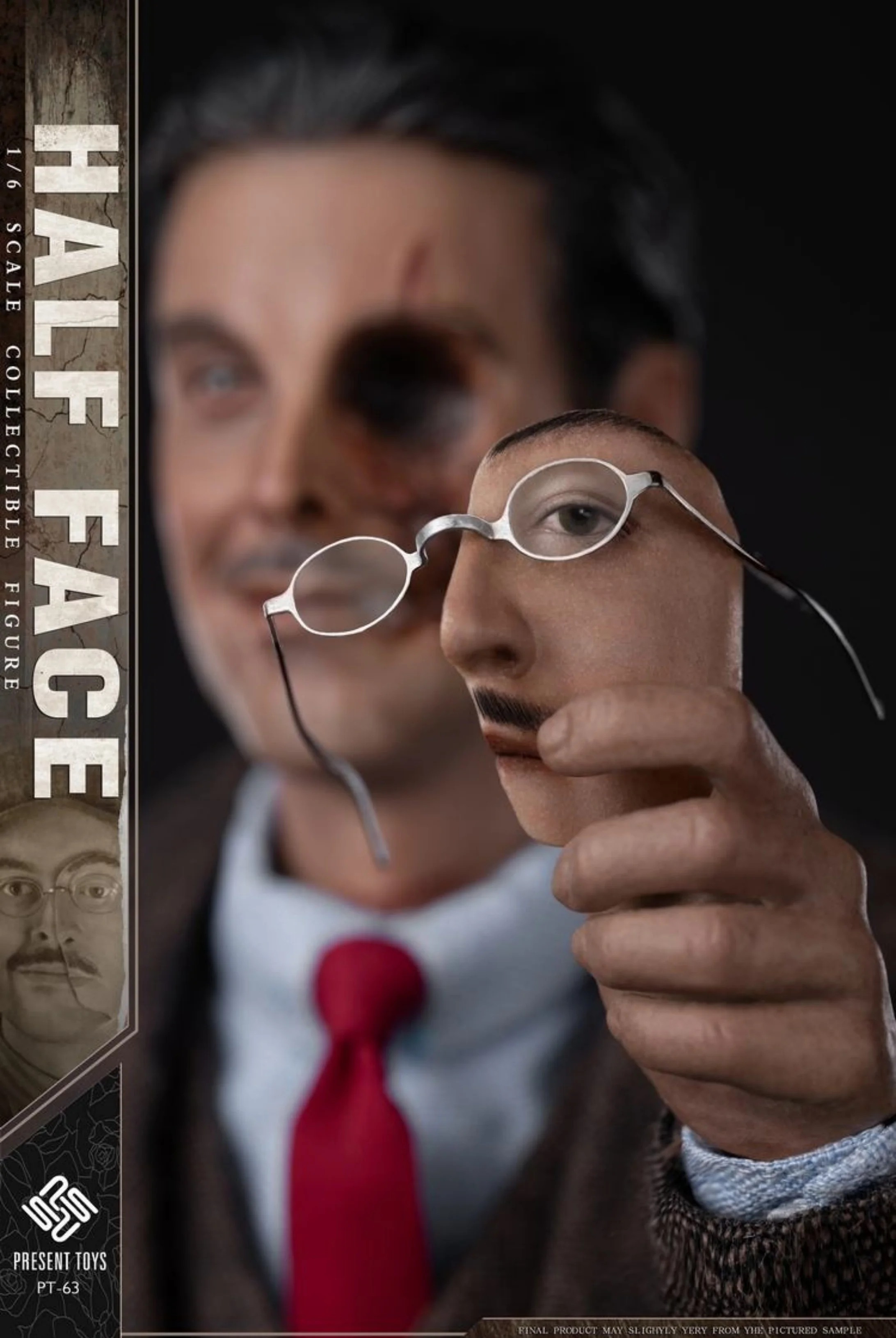 PRESENT TOYS PT-sp63 1/6 figurine demi-visage Richard Harrow