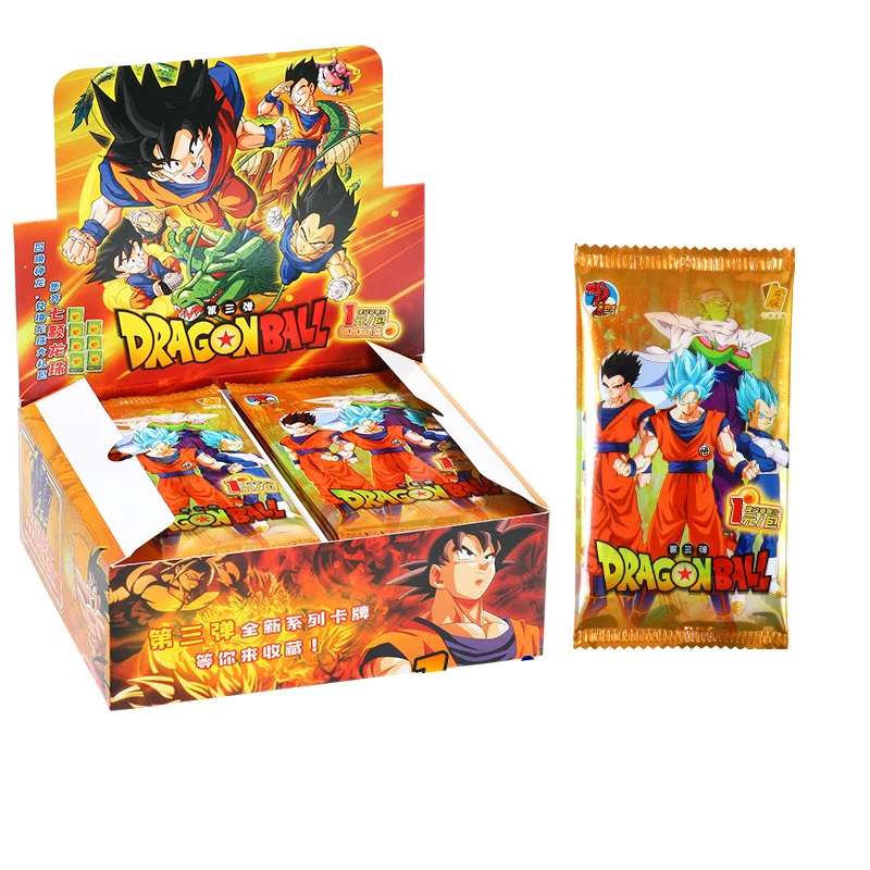 

New Dragon Ball Collection Cards Anime Cartas TCG Game Collection Playing Card Table Toys For Kids Birthday Gift