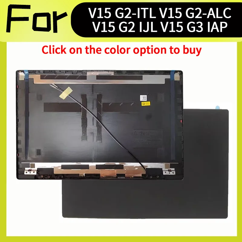 Black New 5CB1B96446 For V15 G2-ITL V15 G2-ALC V15 G2 IJL V15 G3 IAP 82KB LCD Rear Lid Top Case LCD Back Cover