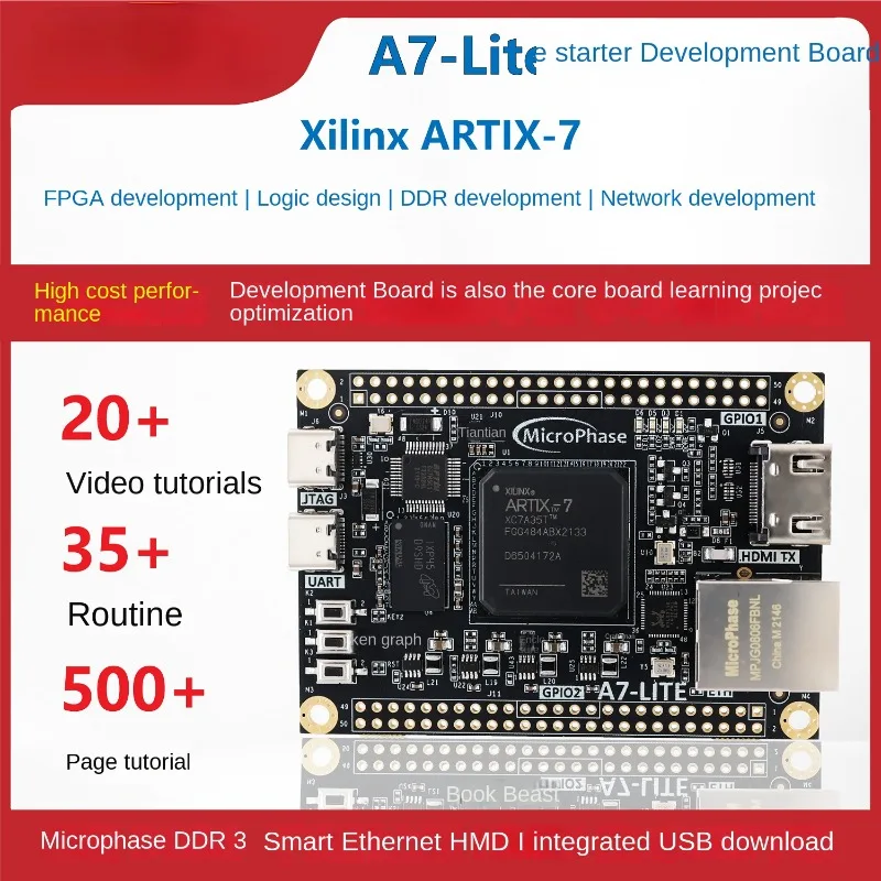 

Microphase FPGA Development Board Core Plate Xilinx Artix 7 Xc7a35t 100T A7-Lite