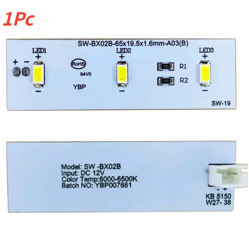 SW-BX02B DC12V For Electrolux TCL Refrigerator LED LAMP Light Strip parts