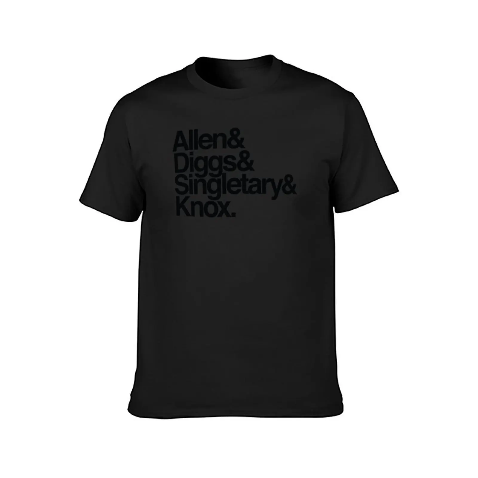 Allen Diggs Singletary Knox T-Shirt tops blanks vintage clothes hippie clothes Men's t-shirt