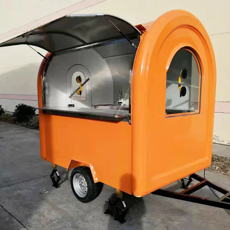 High Performance Food Trailer Concession Cart With 3000w Inverter Battery Support For Off Grid Vending Professional Business