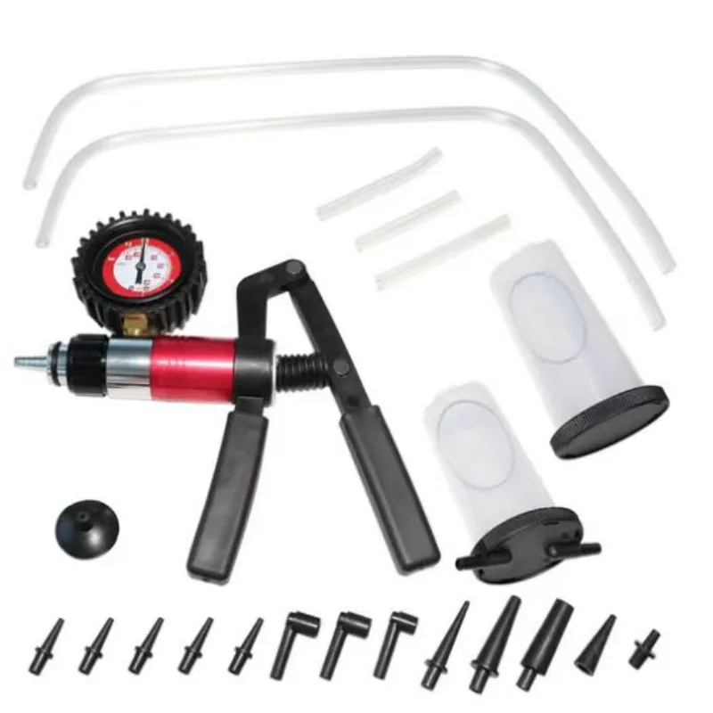 أداة تشخيص السيارة سيارة باليد فراغ مسدس مضخة الفرامل النازف محول خزان السوائل أدوات اختبار الزيت عدة #2