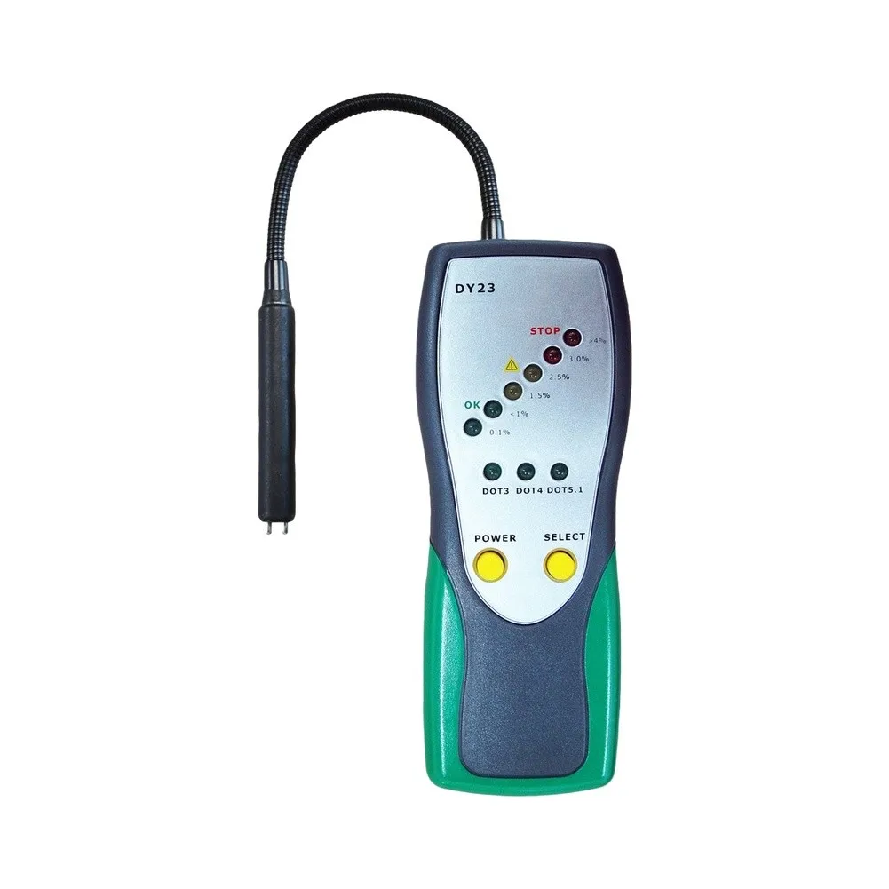 DY23 Portable Pen-Style Brake Fluid Moisture Tester with Color-Coded LED Indicators for Auto Maintenance and Diagnostics
