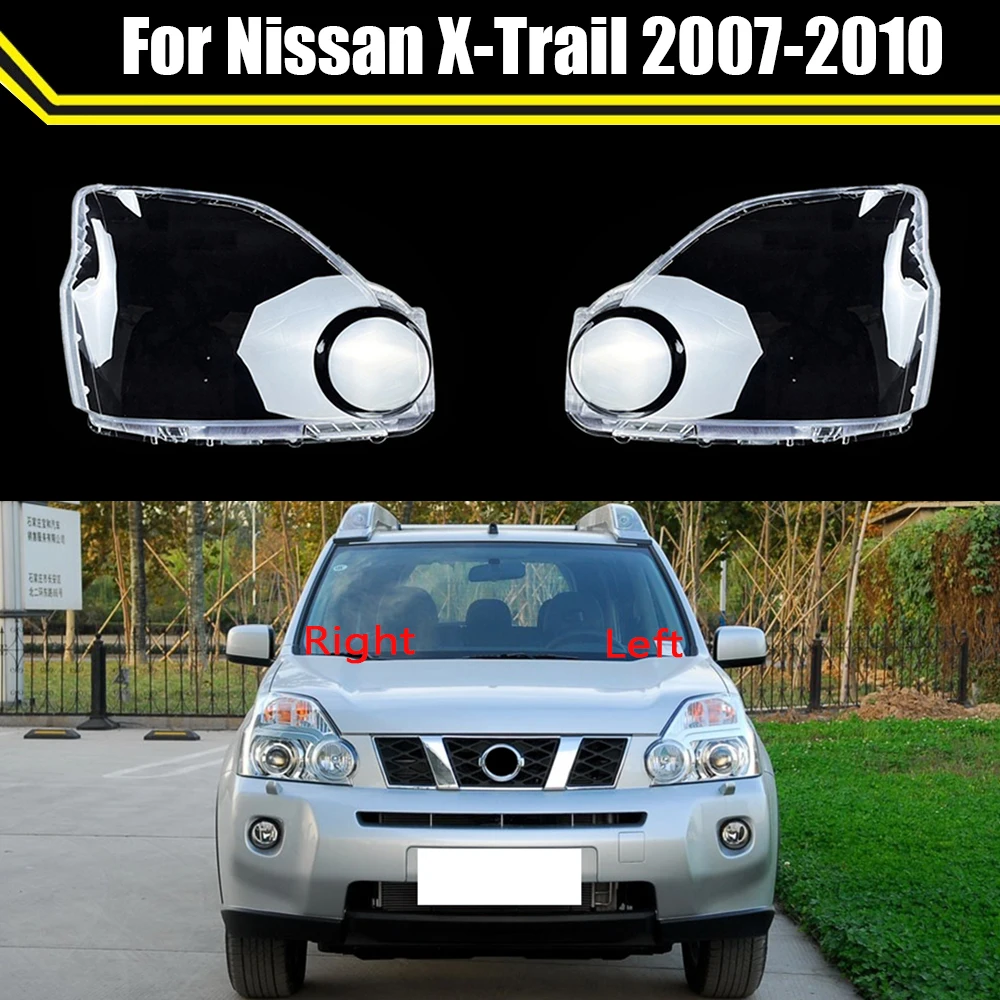 

Auto Head Light Caps For Nissan X-Trail 2007 2008 2009 2010 Car Lampshade Lamp Shade Front Headlight Cover Glass Lens Shell