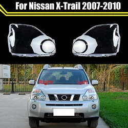 Auto Head Light Caps For Nissan X-Trail 2007 2008 2009 2010 Car Lampshade Lamp Shade Front Headlight Cover Glass Lens Shell