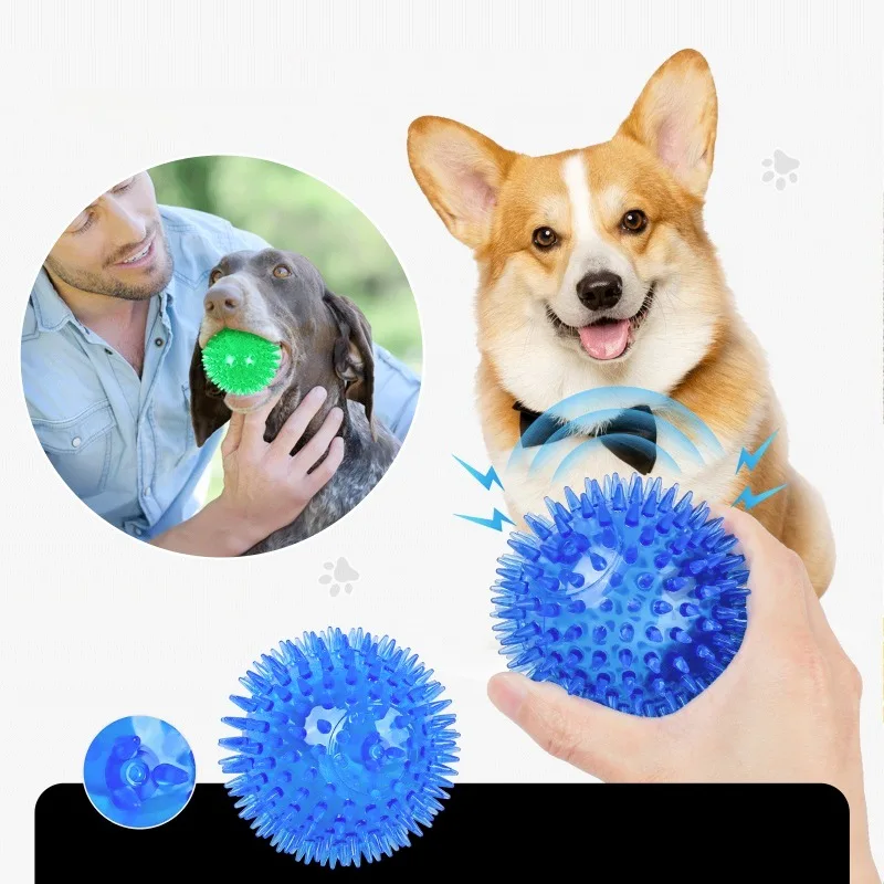 Small Dog Pet Chewing Toy Molar Cleaning Tooth TPR Bite-Resistant Puppy Interactive Play Pet Supplie