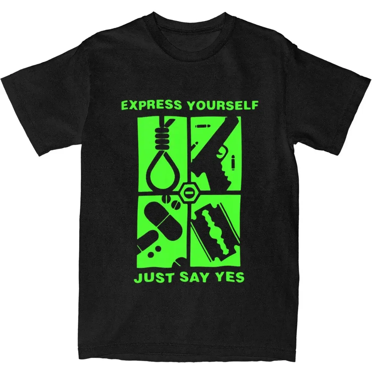 Accessories Funny Tee Shirt T-Shirt Cotton Gothic Metal Band Type O Negative Express Yourself Men Women T Shirt heavyweight 2024