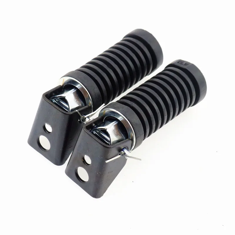 For Honda Suzuki CG125 Motocross Motorcycle Accessories Pedals 1pair Motorcycle Rear Footrests Foot Pegs Compatible With